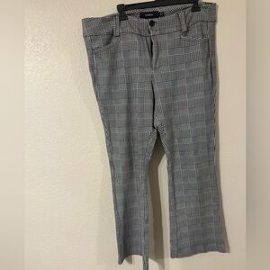 Torrid Black and White Houndstooth Pants